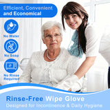 Moistened Wash Gloves, Body Wipes, Antibacterial, Scented, Type Onyx-Decontamin CHX, Lotion made in Netherlands - Derma Tested, 8pcs/bag 30bags/case, Low as $0.57 per piece