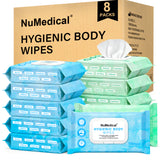 NuAgedCare Adult Wet Wipes Moistened Anti-bac/Decontamination, Freshly Scent, 8"x12"(20cm x 30cm), 50pcs per pack, 998257