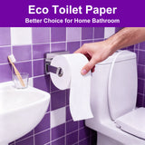NuMedical Toilet Tissue, 3ply, Virgin Pulp, 10cm x 11cm x 180pcs/roll 8rolls/bag, White, 992738