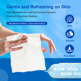 NuAgedCare Adult Wet Wipes Moistened Anti-bac/Decontamination, Freshly Scent, 8"x12"(20cm x 30cm), 50pcs per pack, 998257