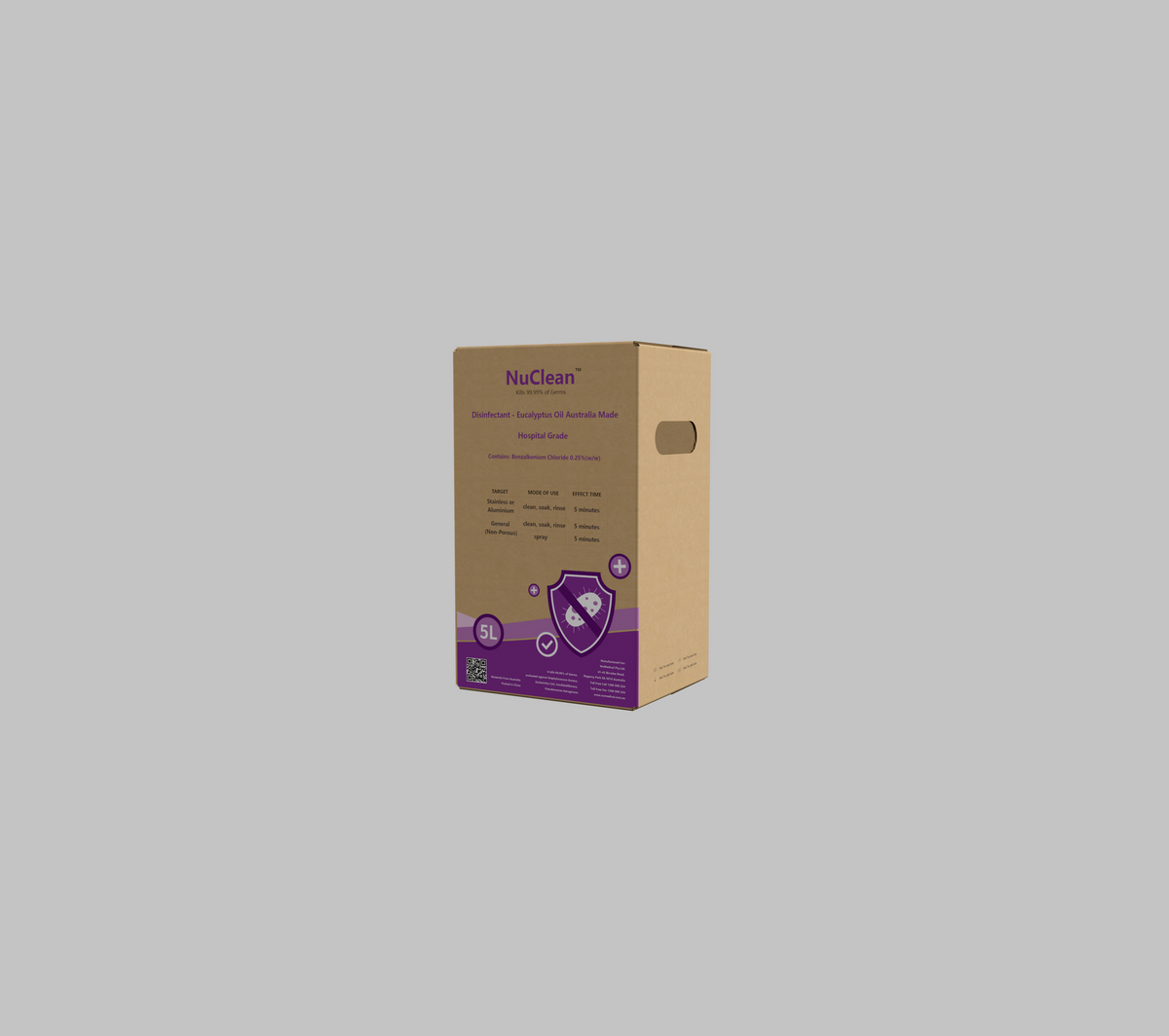 Nuclean Nuclean Antibacterial Surface Disinfectant, Product of Australia, Bulk ...