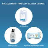 NuClean Sanisoft Hand Soap, material from Australia, Bulk Pack, 990765 (NO.1 Good Price in Australia)