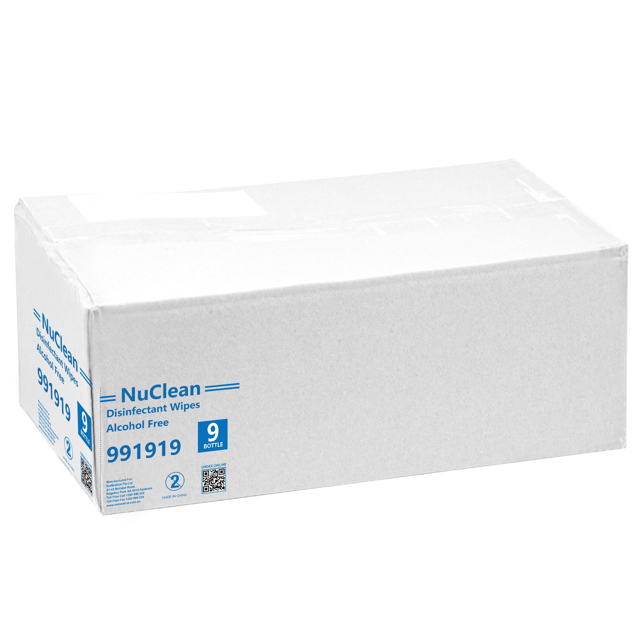 Nuclean NUCLEAN SURFACE DISINFECTANT WIPES, ALCOHOL FREE, 230MM X 150MM, 100PC ...
