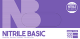 Basic Nitrile Examination Glove, Purple, 200pcs/box, Bx Size(cm): 23.5 L x 12 W x 8 H, 990056 - 990058